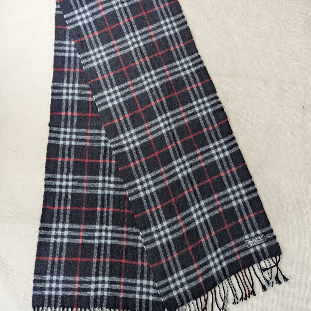Burberry Cashmere Check Scarf Blue| Unisex | Premium Feel | Limited Stock